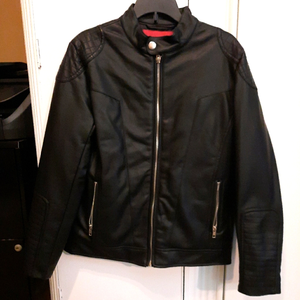 Boys Arizona faux leather jacket